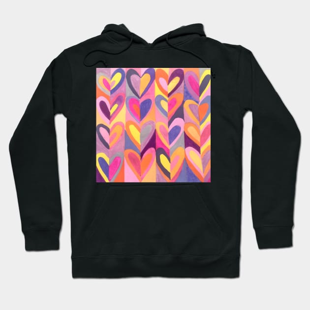 Hearts Hoodie by MyCraftyNell